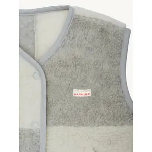 Gilet senza maniche in lana merino Happymess image-3
