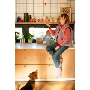 Gilet senza maniche in lana merino Happymess image-3