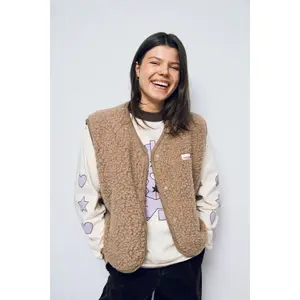 Gilet senza maniche in lana merino Happymess image-2