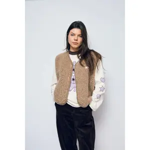 Gilet senza maniche in lana merino Happymess image-1