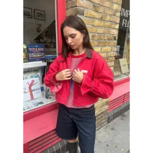 Jeansjacke Damen Happymess image-1