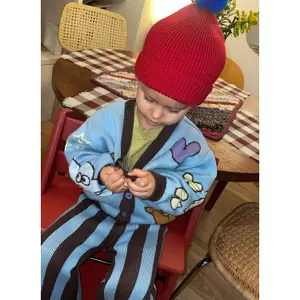 Βιολογικό βαμβακερό cardigan για παιδί Happymess image-2