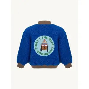 Children's Merino Wool Bomber Happymess image-1