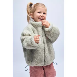 Children's zipped fleece Happymess image-1