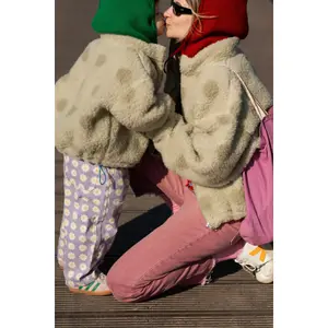 Children's zipped fleece Happymess image-3