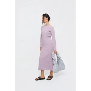 Robe midi manches longues femme Happymess image-1