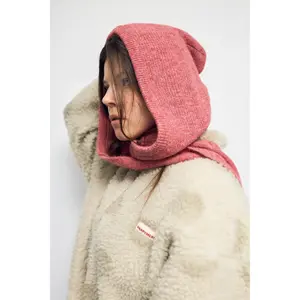 Wool Hooded Scarf Women Happymess image-2