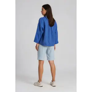 Women's Bermuda shorts Haris Cotton Essentials Knot Waist Slant Pocket image-1