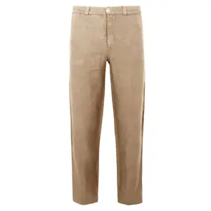Pantalão de linho corte clássico Haris Cotton