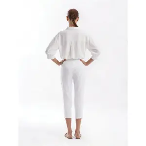 Women's 3/4 Tapered Trousers Haris Cotton Essentials image-1