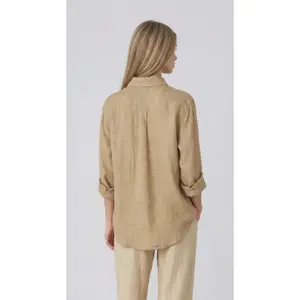 Women's Long Sleeve Voile Shirt Haris Cotton Essentials image-1