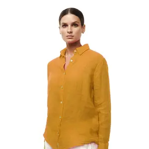 Women's Long Sleeve Voile Shirt Haris Cotton Essentials image-1