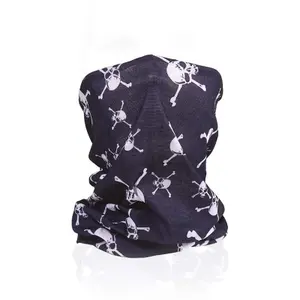 Choker motocyklowy z nadrukiem Harisson Bones image-0