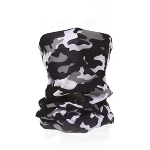 Choker motocyklowy z nadrukiem Harisson Artic Camo image-0