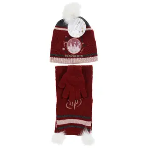 Children's woolen hat, scarf and gloves set Harry Potter image-0