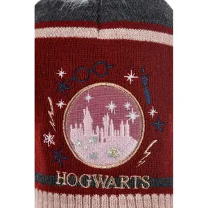 Children's woolen hat, scarf and gloves set Harry Potter image-3