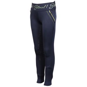 Pantaloni da equitazione full grip per bambina Harry's Horse Stout! image-0
