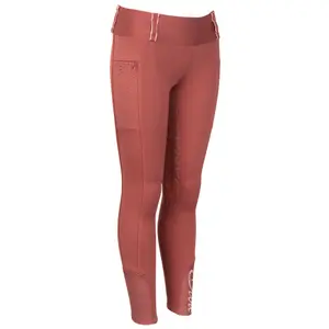 Ridebukser med fuldt greb til piger Harry's Horse Diva Mauvewood image-0