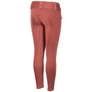 Ridebukser med fuldt greb til piger Harry's Horse Diva Mauvewood image-1