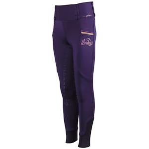 Pantalon équitation full grip fille Harry's Horse LouLou Kai image-1