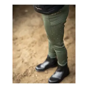 Ridebukser med fuldt greb til piger Harry's Horse Equitights Loulou image-3