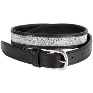 26009015-zilver-lederen-riem-harry-s-horse-crystal-drops-zilver