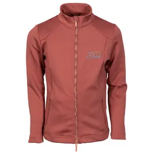 Girl's full-zip riding jacket Harry's Horse Diva Mauvewood image-0