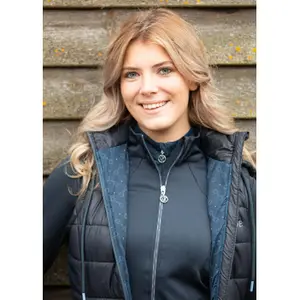 Women's sleeveless down jacket Harry's Horse Just Ride Retro image-3