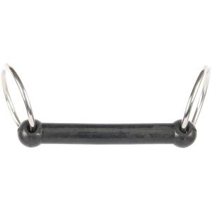 41101001-straight-rubber-horse-bit-harry-s-horse-black-silver
