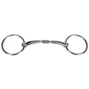 Morso a 2 anelli per cavalli con doppia rottura anatomica Harry's Horse Roll-R image-1