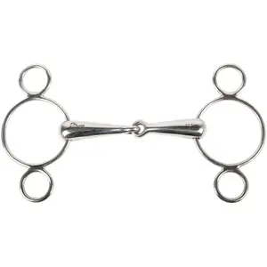 3 ring bit for single horse Harry's Horse 21 mm image-0