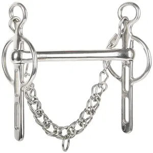 Mandíbula Liverpool pour cheval avec 2 passages de rênes Harry's Horse 15 mm image-0