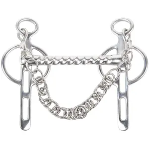 Mandíbula Liverpool pour cheval avec 2 passages de rênes Harry's Horse 15 mm image-1
