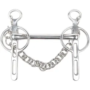 Mandíbula Liverpool pour cheval avec 2 passages de rênes Harry's Horse 15 mm image-2