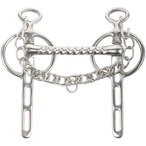 Gebiss Liverpool pour cheval avec 3 passages de rênes Harry's Horse 15 mm image-1