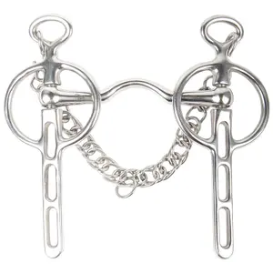 Mandíbula Liverpool pour cheval passage de langue avec 3 passants Harry's Horse image-1