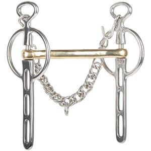 Gebiss Liverpool pour cheval avec 3 passages de rênes Harry's Horse 14 mm image-0