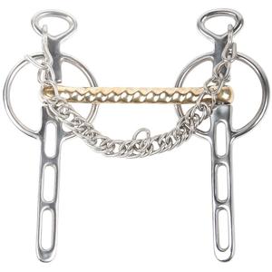 Gebiss Liverpool pour cheval avec 3 passages de rênes Harry's Horse 14 mm image-1