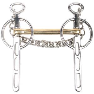 Gebiss Liverpool pour cheval avec 3 passages de rênes Harry's Horse 14 mm image-2
