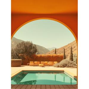 kb1784h11-villacal10-painting-on-acrylic-glass-hartman-villa-california-10-orange-green-beige-27-94x35-56-cm