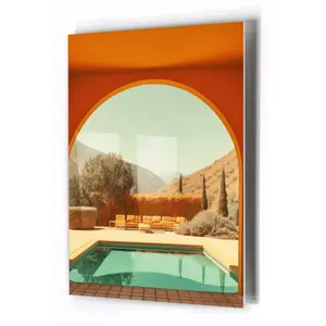 Pintura sobre vidrio acrílico Hartman Villa California 10 image-1