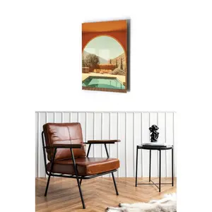 Pintura sobre vidrio acrílico Hartman Villa California 10 image-2