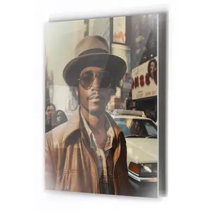 Pintura sobre vidrio acrílico Hartman NY City 12 image-1