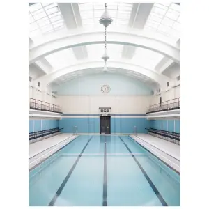 Painting on acrylic glass Hartman Vintage Pools 08 AI