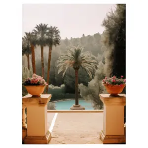 Fotoramme Kubbick Palm Trees 02 AI image-1