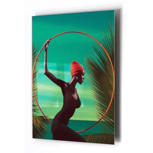 Pittura su vetro acrilico Hartman Ebony Grace 07 AI image-1