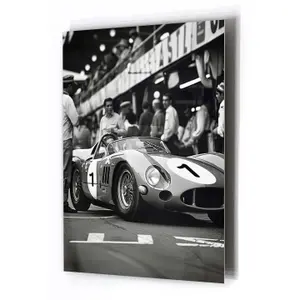 Pintura sobre vidrio acrílico Hartman Le Mans Heritage 04 AI image-1