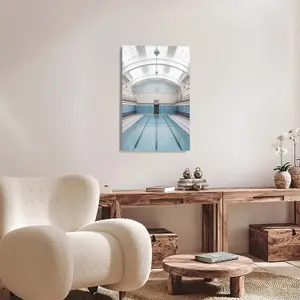 Painting on acrylic glass Hartman Vintage Pools 08 AI image-2