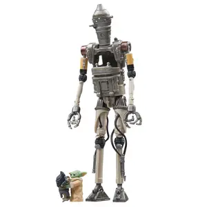 Φιγούρα Hasbro Star Wars The Mandalorian IG-12 Grogu & Anzellan image-0