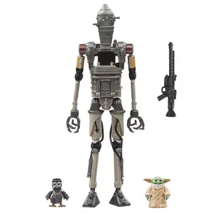 Φιγούρα Hasbro Star Wars The Mandalorian IG-12 Grogu & Anzellan image-2